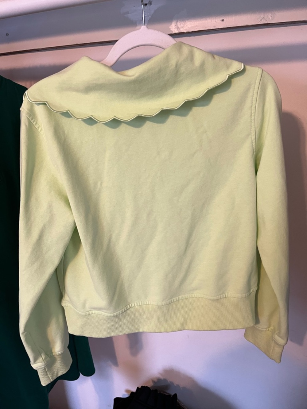 SSYS Scalloped Collar Zip-Up Jacket - Picture 3 of 5